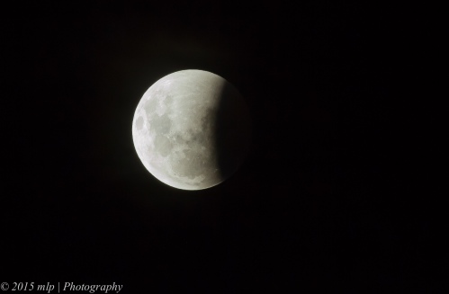 Lunar Eclipse, Queenscliff,  Victoria 4 April 2015