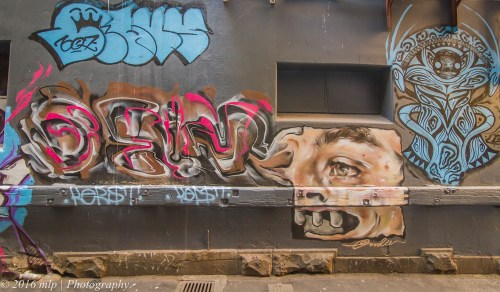 Flinders Ct artwork, Melbourne CBD