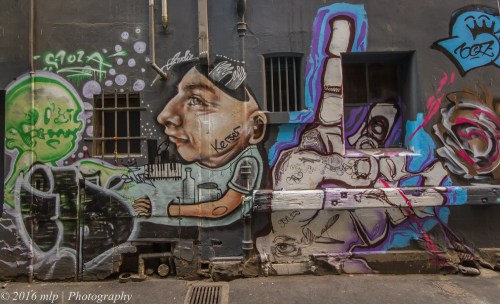 Flinders Ct artwork, Melbourne CBD