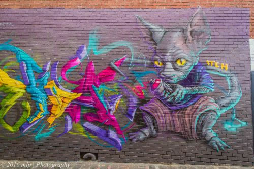 Street Art, P-Stain Alley, Melbourne CBD,