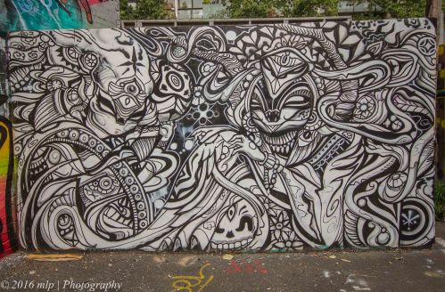 Street Art, P-Stain Alley, Melbourne CBD,