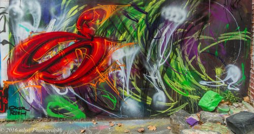 Street Art, P-Stain Alley, Melbourne CBD,