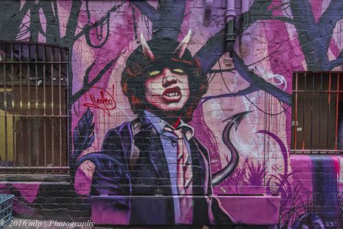 Streetart ACDC Lane, Melbourne CBD