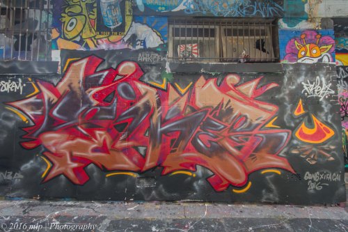 Street Art, Hosier Lane, Melbourne CBD, Victoria