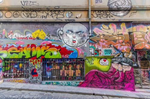 Street art, Hosier Lane , Melbourne CBD, Victoria