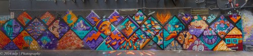 Street Art, Flinders Crt, Melbourne CBD, Victoria