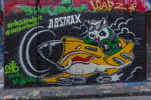 Street art, Hosier Lane , Melbourne CBD, Victoria