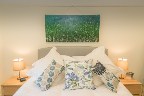 Bedroom and original artwork